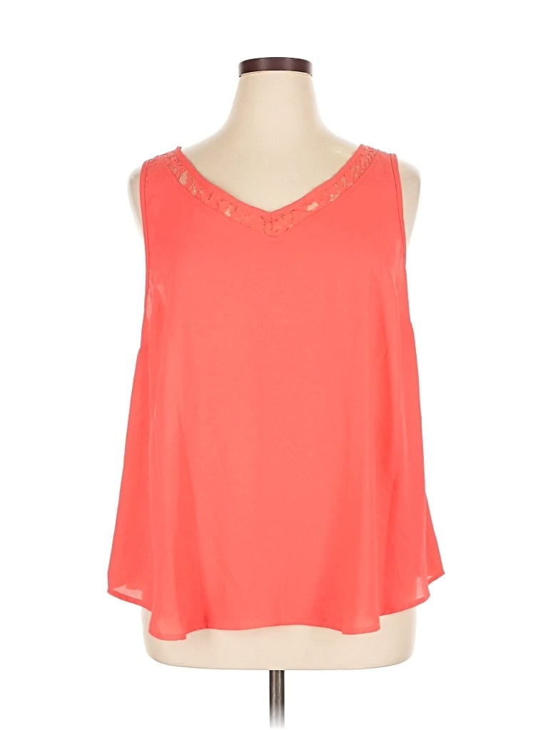 Pre-owned Torrid Sleeveless Blouse In Orange