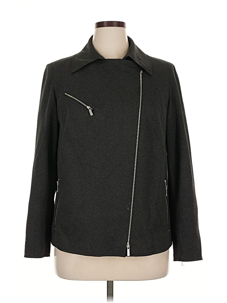 Pre-owned Lafayette 148 Jacket In Gray