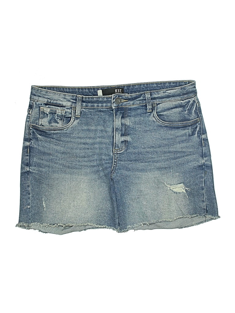 Pre-owned Kut From The Kloth Denim Shorts In Blue