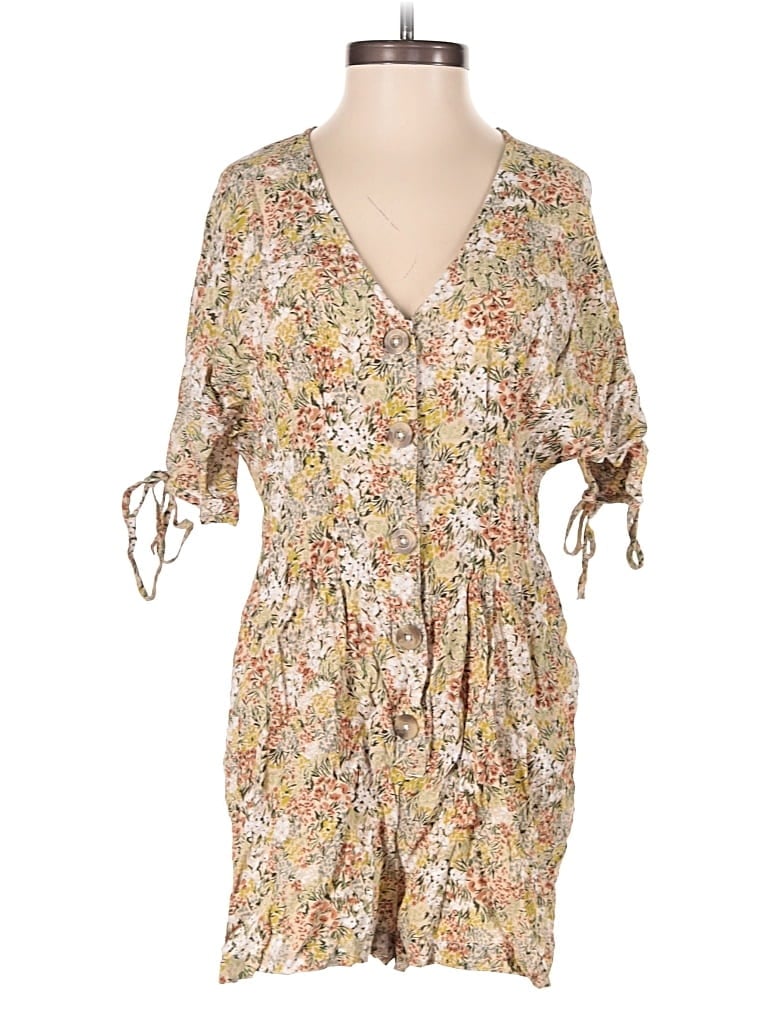 Pre-owned Amuse Society Romper In Brown