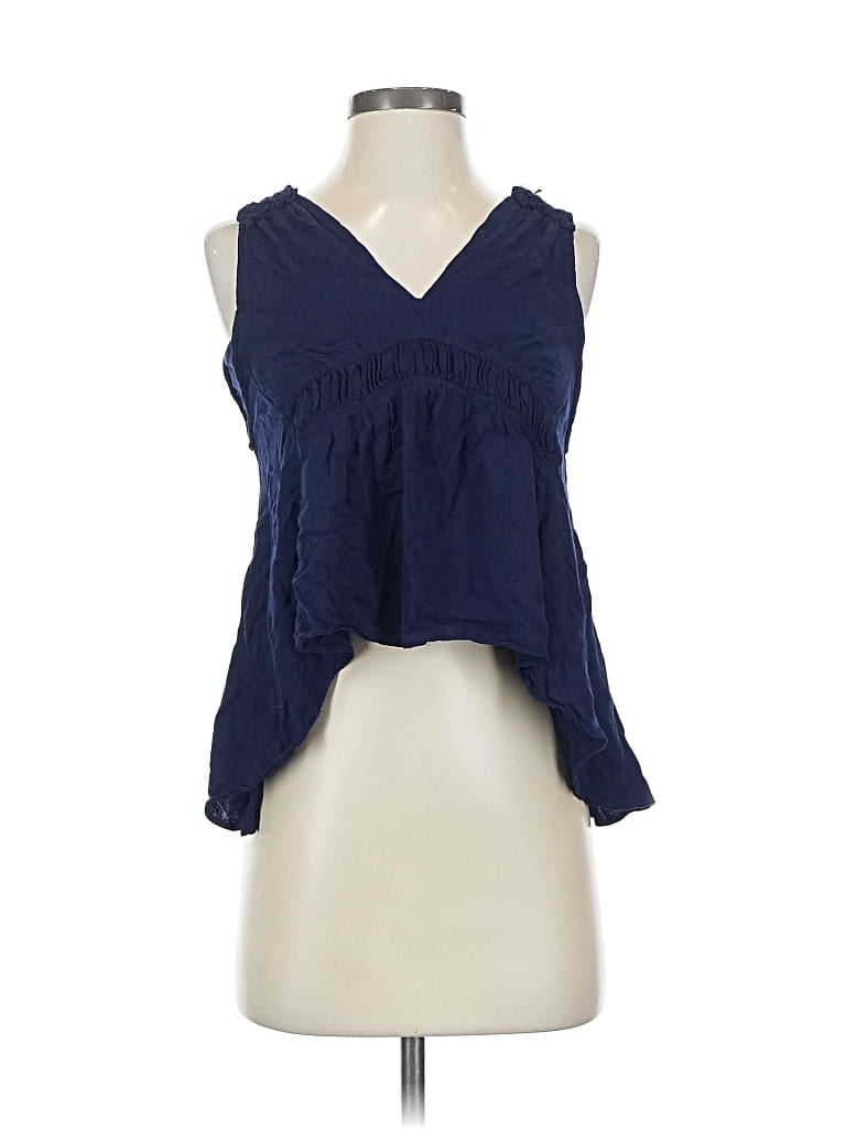 MAEVE Pre-owned Sleeveless Blouse In Blue