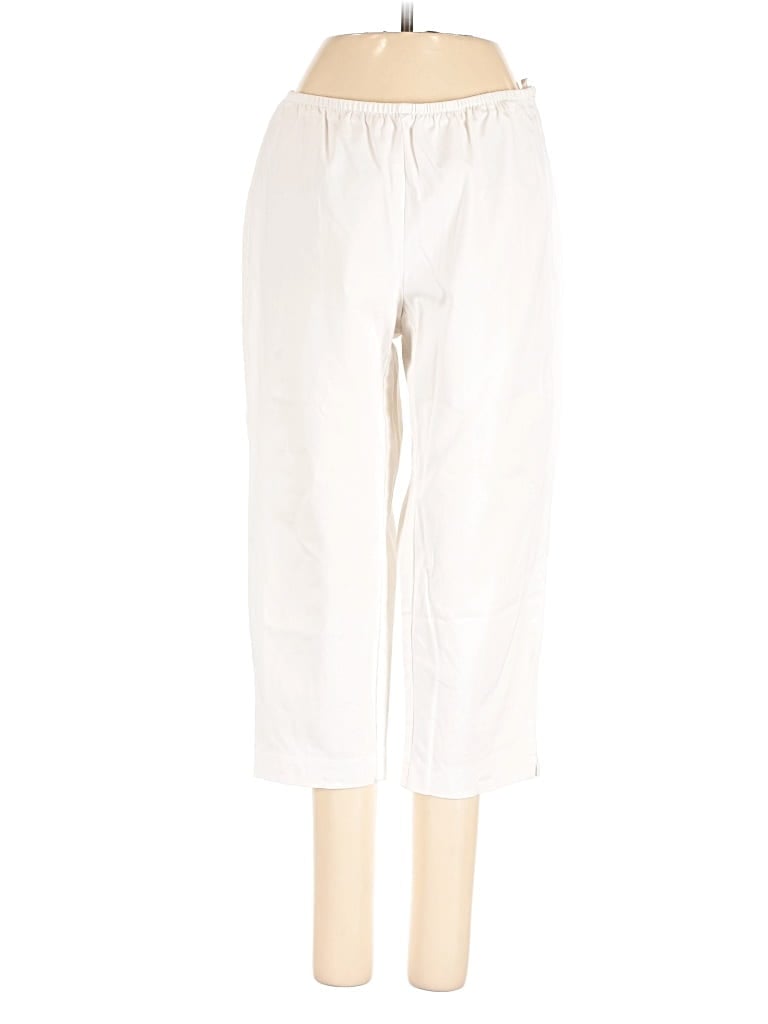 Pre-owned Eileen Fisher Casual Pants In White