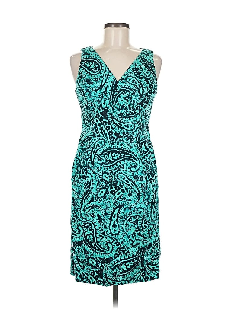 Pre-owned Jones New York Signature Cocktail Dress In Blue