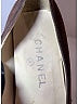 Chanel 100% Suede Color Block Burgundy Brown Square Cap Toe Heels Size EU 36 - photo 5