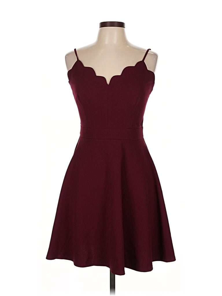 Pre-owned B Darlin Cocktail Dress In Burgundy