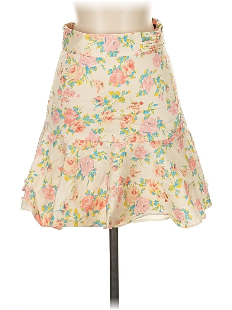 Zara Casual Skirt In Neutral