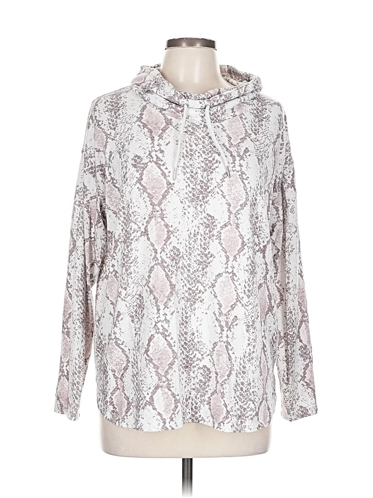 Pre-owned Calvin Klein Pullover Sweater In White