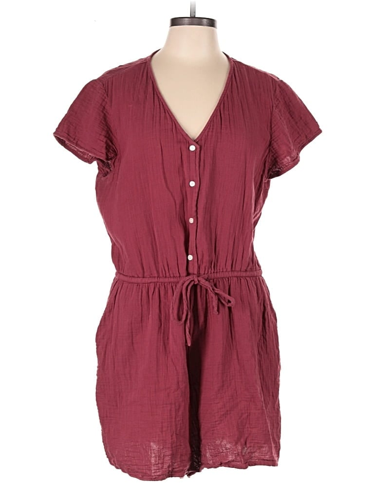 Pre-owned Gap Romper In Burgundy