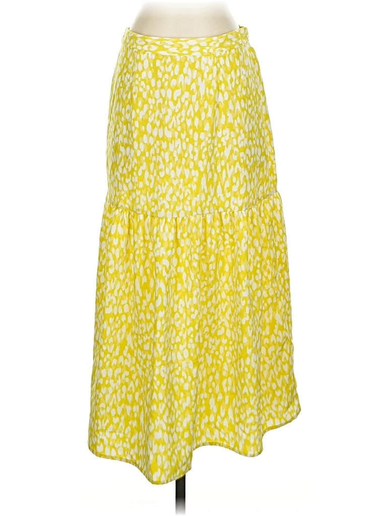 Pre-owned Who What Wear Casual Skirt In Yellow