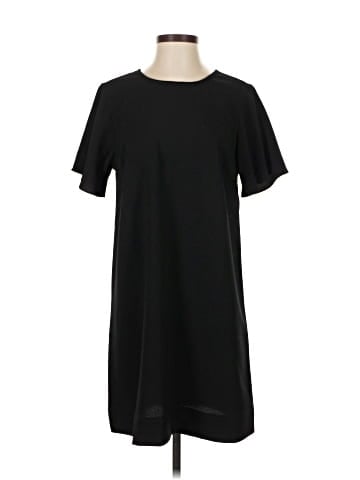 Madewell Crepe Flutter-Sleeve Mini Dress (view 1)