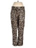 Current/Elliott 100% Baumwolle Animal Print Brown Jeans Size 25 waist - photo 1