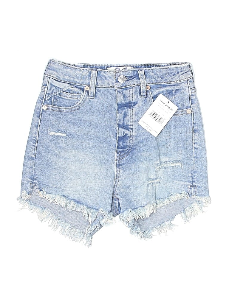 Pre-owned We The Free Denim Shorts In Blue