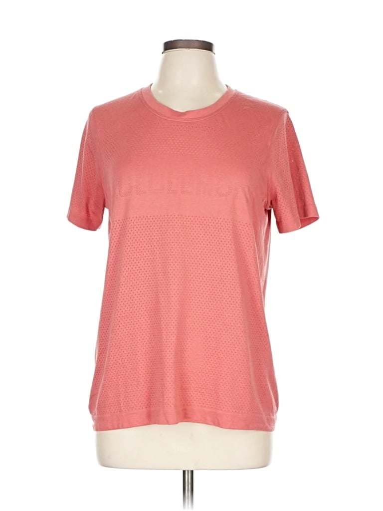 Pre-owned Lululemon Athletica Short Sleeve T-shirt In Orange