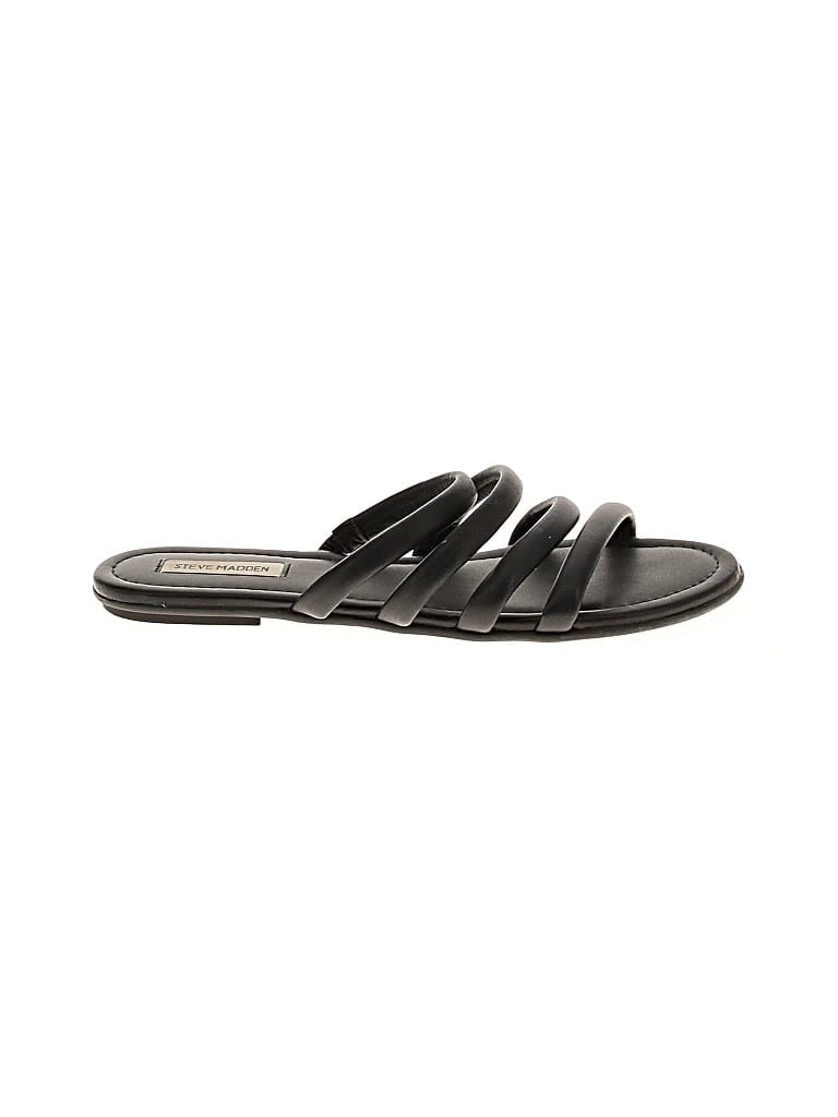 Pre-owned Steve Madden Sandals In Black