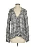Majorelle Gray Long Sleeve Blouse Size S - photo 1
