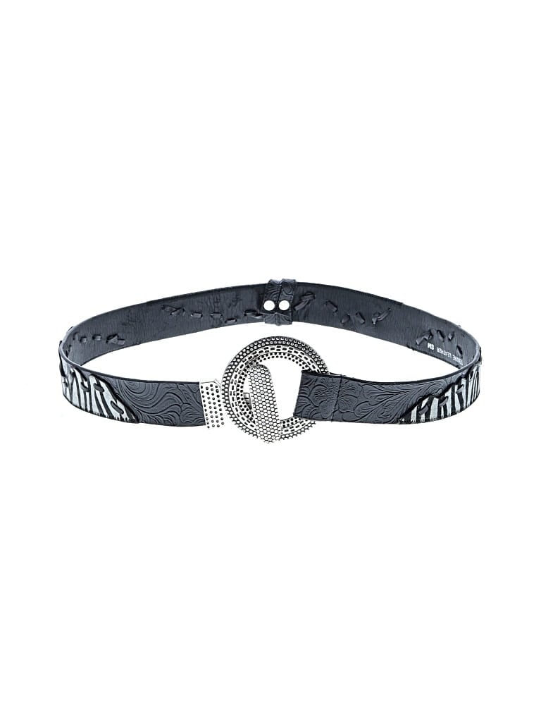 Pre-owned Chico's Leather Belt In Black