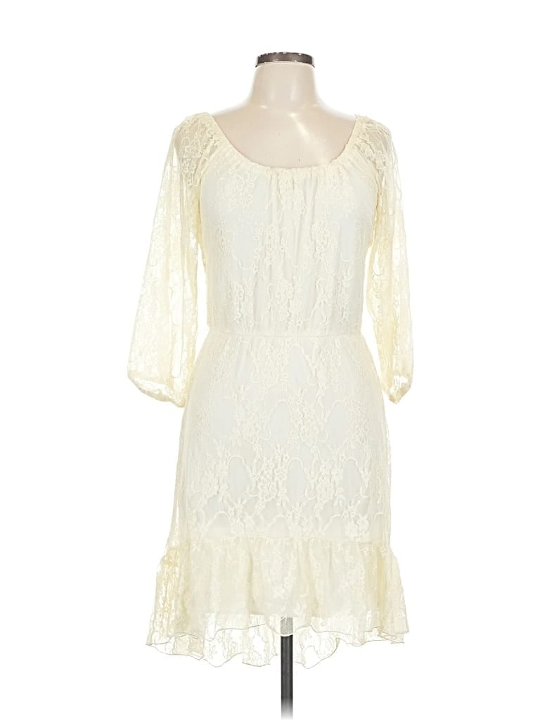 Pre-owned Heart Soul Cocktail Dress In White