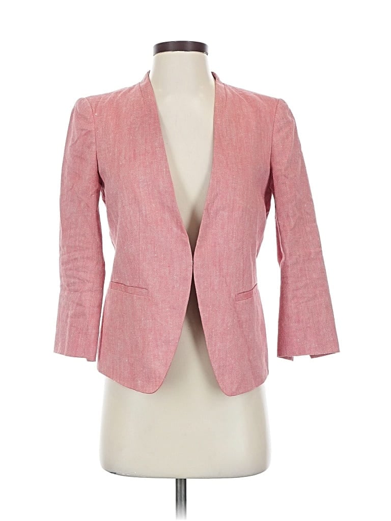 Pre-owned Ann Taylor Loft Blazer Jacket In Pink
