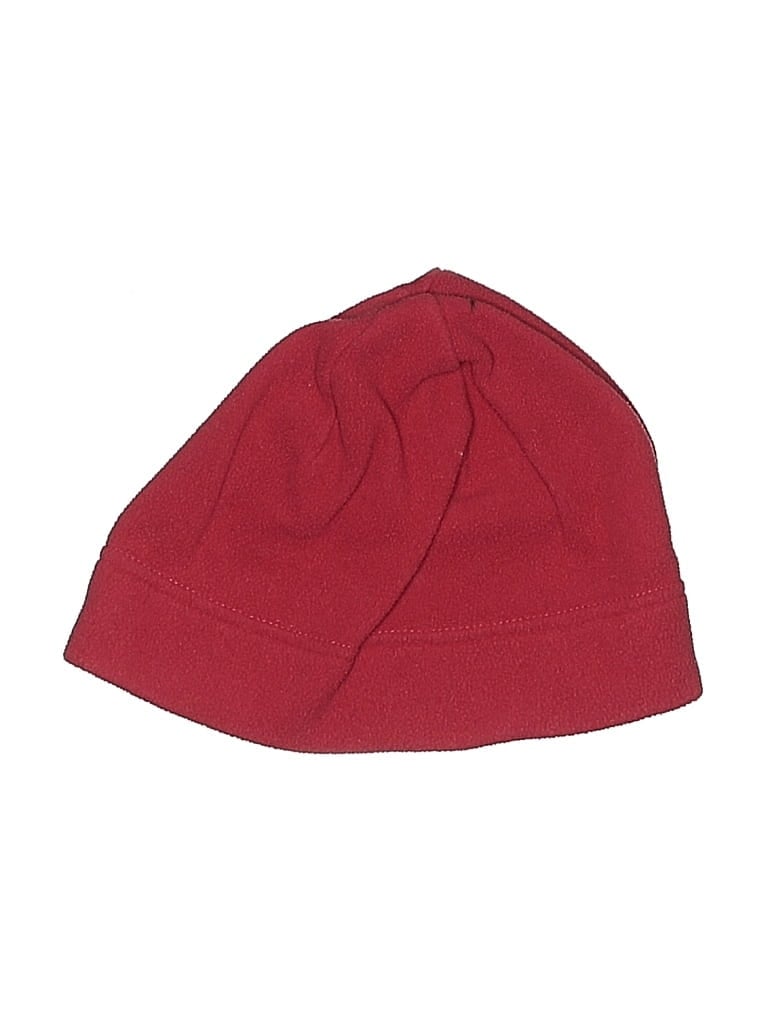 Pre-owned Lands' End Beanie Hat In Red