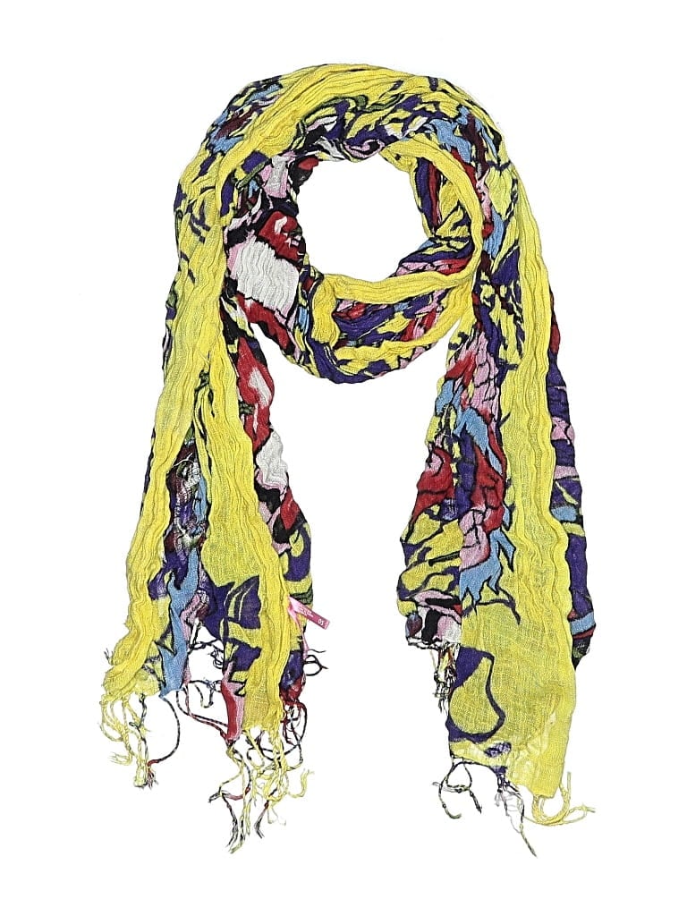 Pre-owned Lola Scarf In Yellow