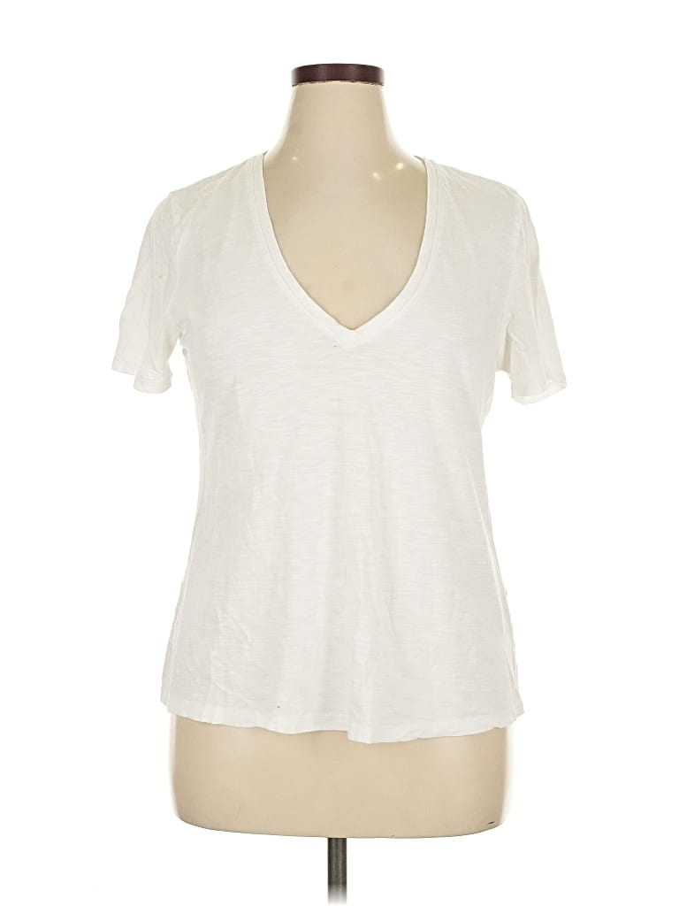Pre-owned Beyond Yoga Short Sleeve T-shirt In White