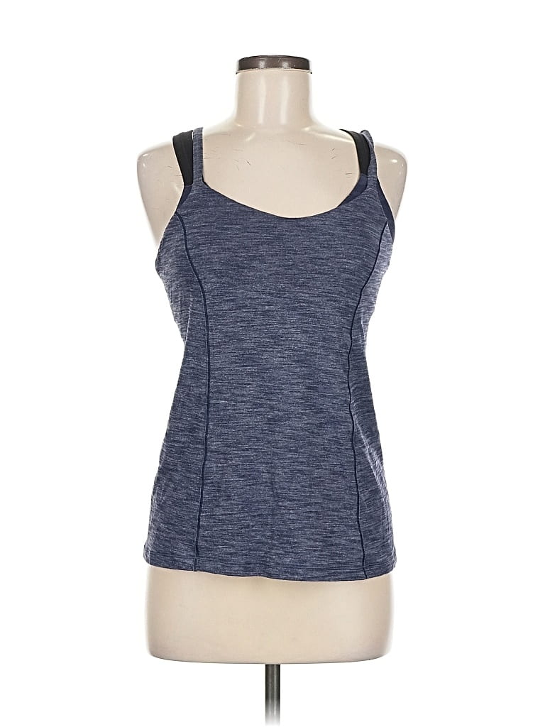 Pre-owned Lululemon Athletica Active Tank Top In Blue