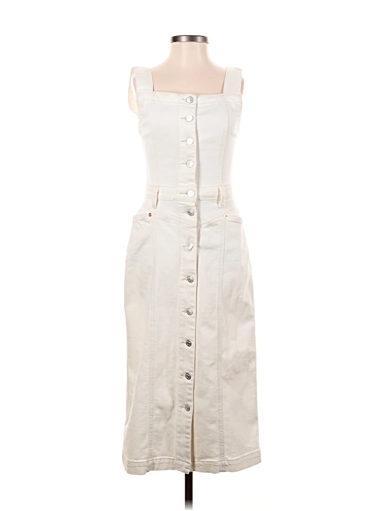 Pre-owned Rails Casual Dress In White