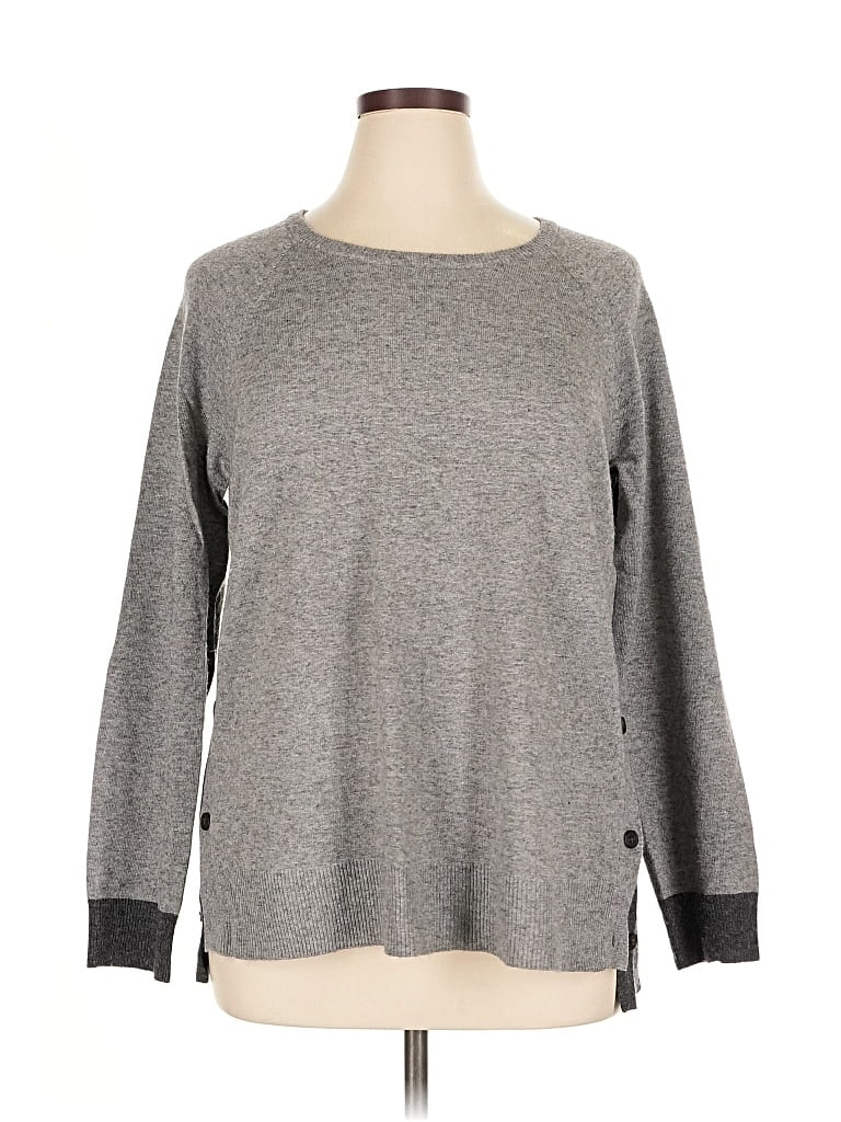 J.CREW FACTORY STORE Pre-owned Pullover Sweater In Gray