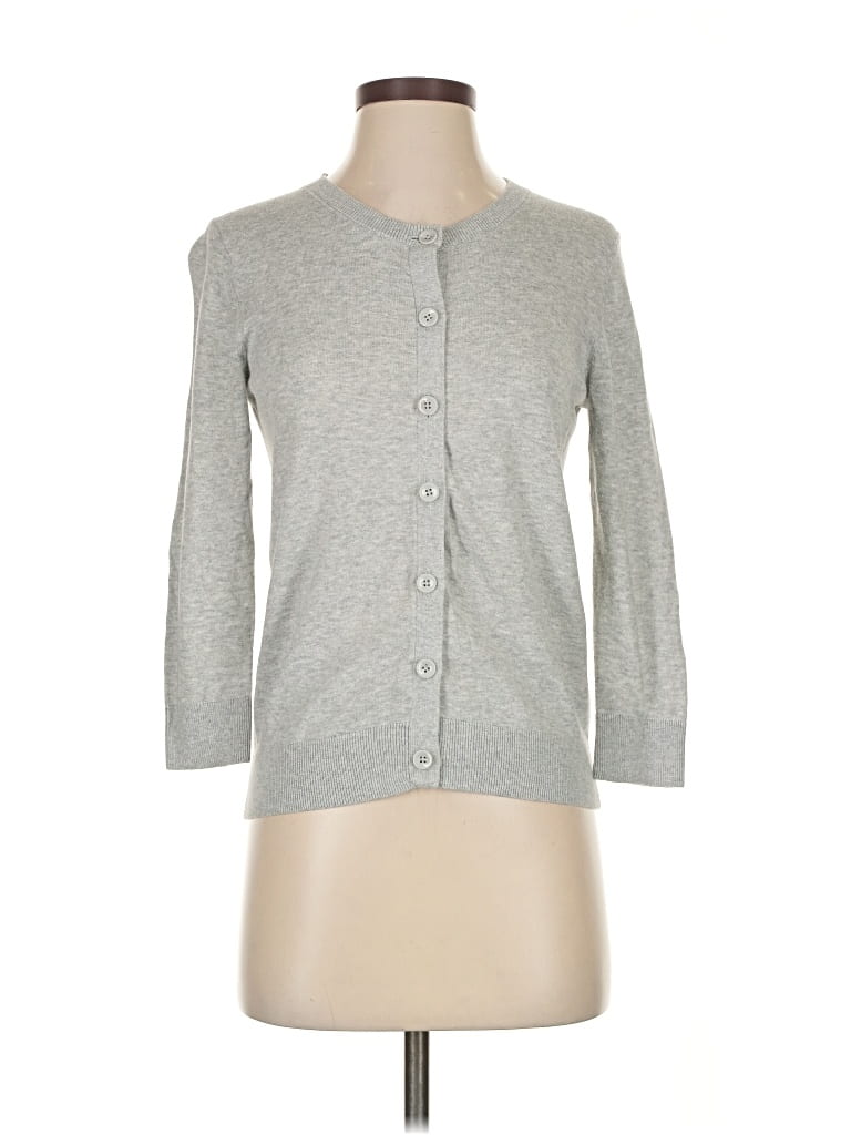 Pre-owned Gap Outlet Cardigan Sweater In Gray