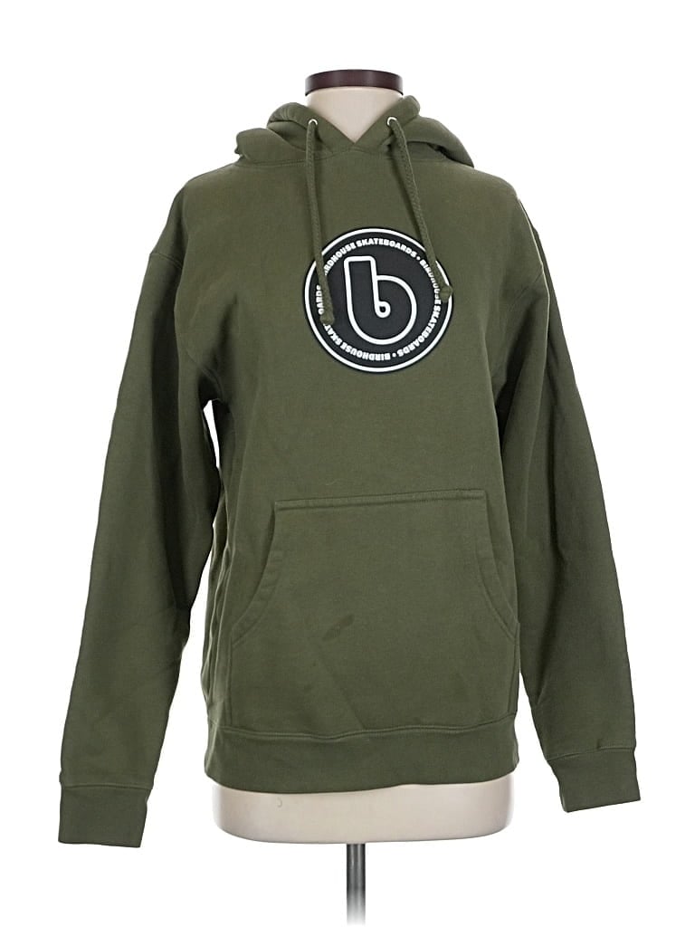 Pre-owned Assorted Brands Pullover Hoodie In Green