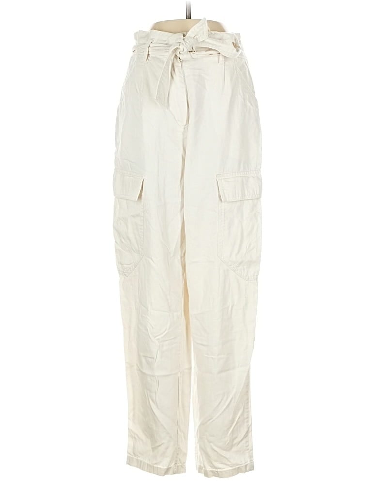 Pre-owned H&m Cargo Pants In White