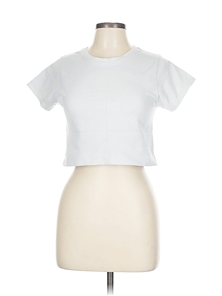Pre-owned Offline By Aerie Short Sleeve T-shirt In White