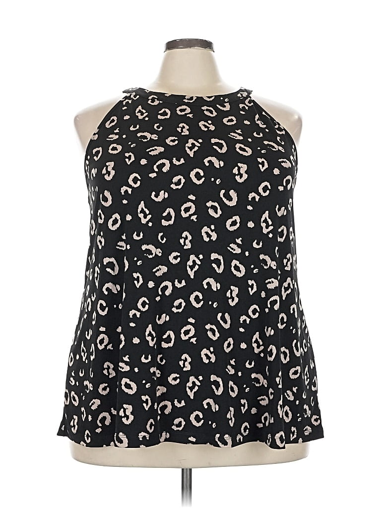 Pre-owned Torrid Sleeveless Blouse In Black