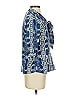 Yoana Baraschi 100% Polyester Paisley Blue 3/4 Sleeve Blouse Size XS - photo 4