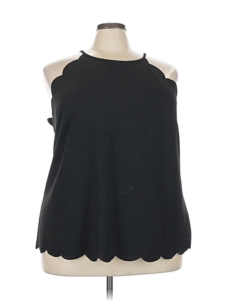 EMERY ROSE Pre-owned Sleeveless Blouse In Black