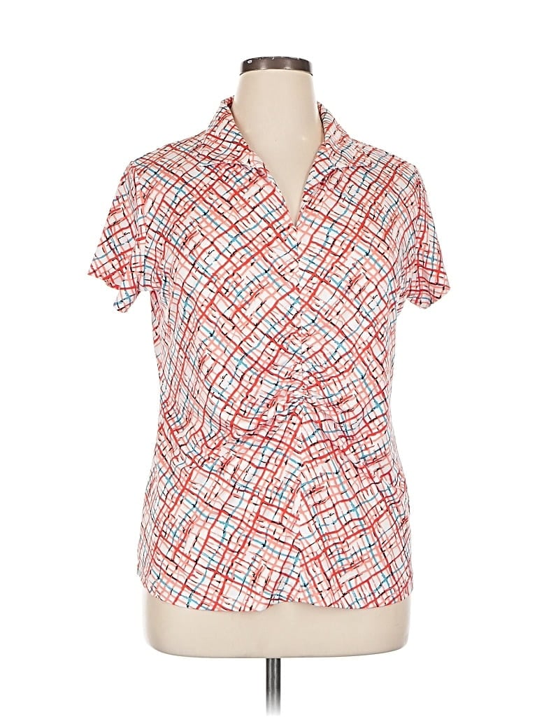 Sport Haley Short Sleeve Blouse In Blue