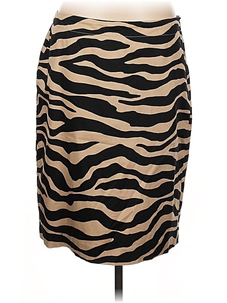 Pre-owned Jones New York Signature Casual Skirt In Brown