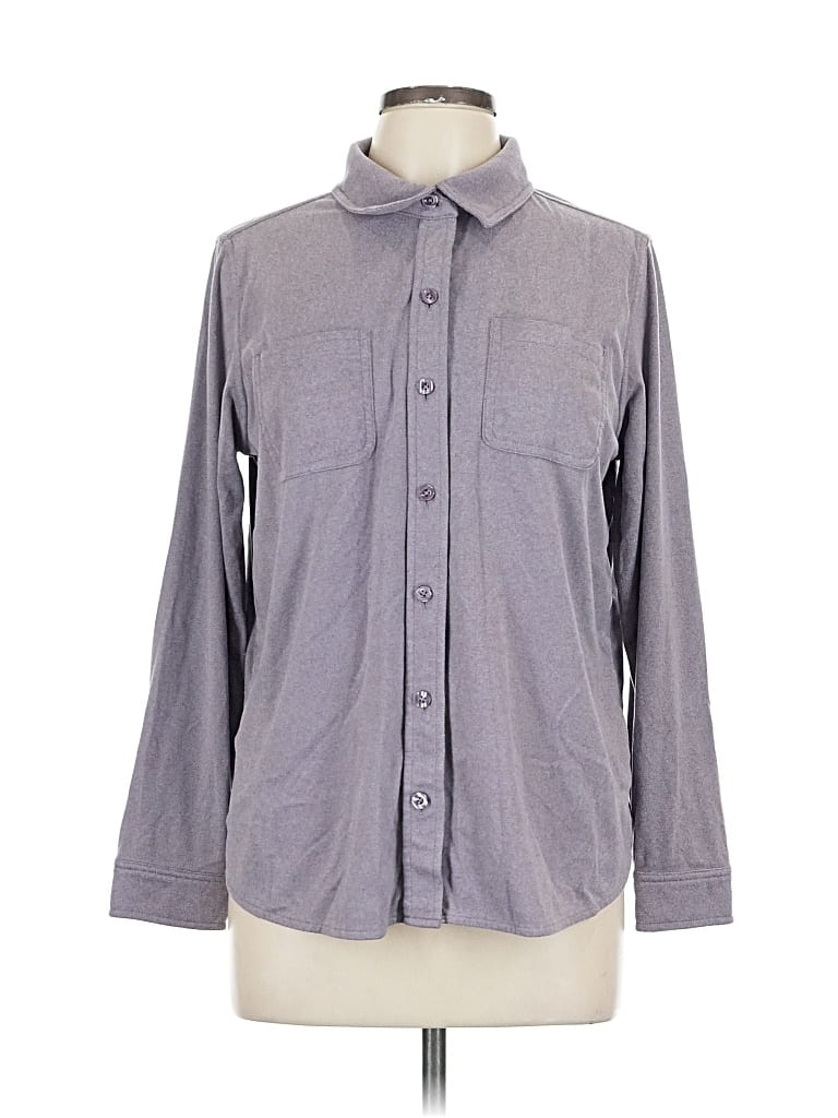 32 DEGREES Pre-owned Long Sleeve Blouse In Purple