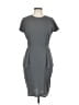 Winter Kate Solid Gray Cocktail Dress Size L - photo 1