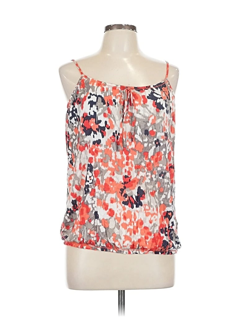 Pre-owned Banana Republic Factory Store Tank Top Orange Strapless Neckline Tops