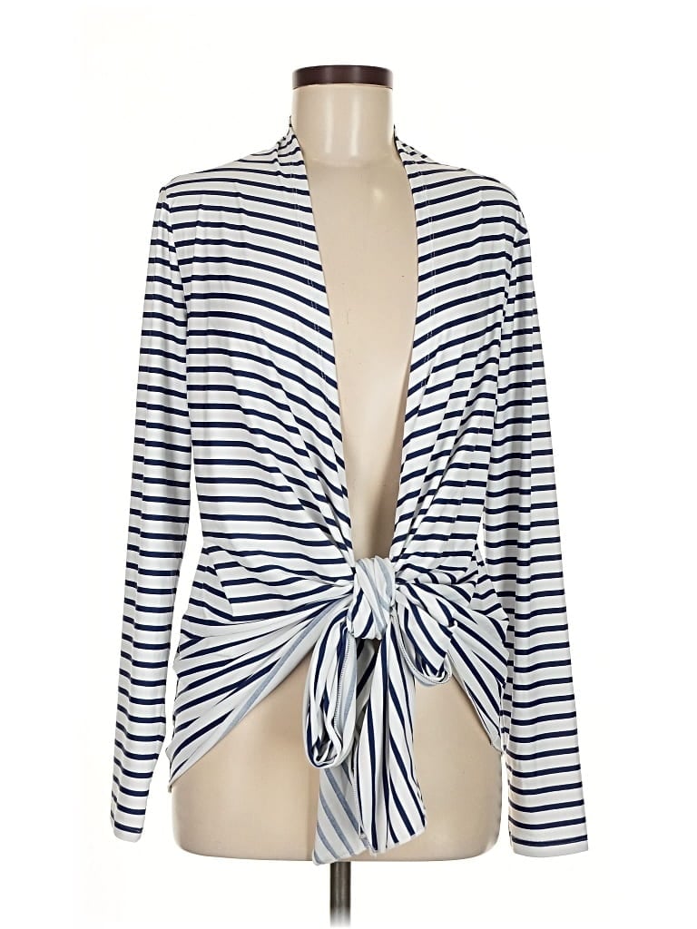 Pre-owned Cabana Life Cardigan Sweater In Blue