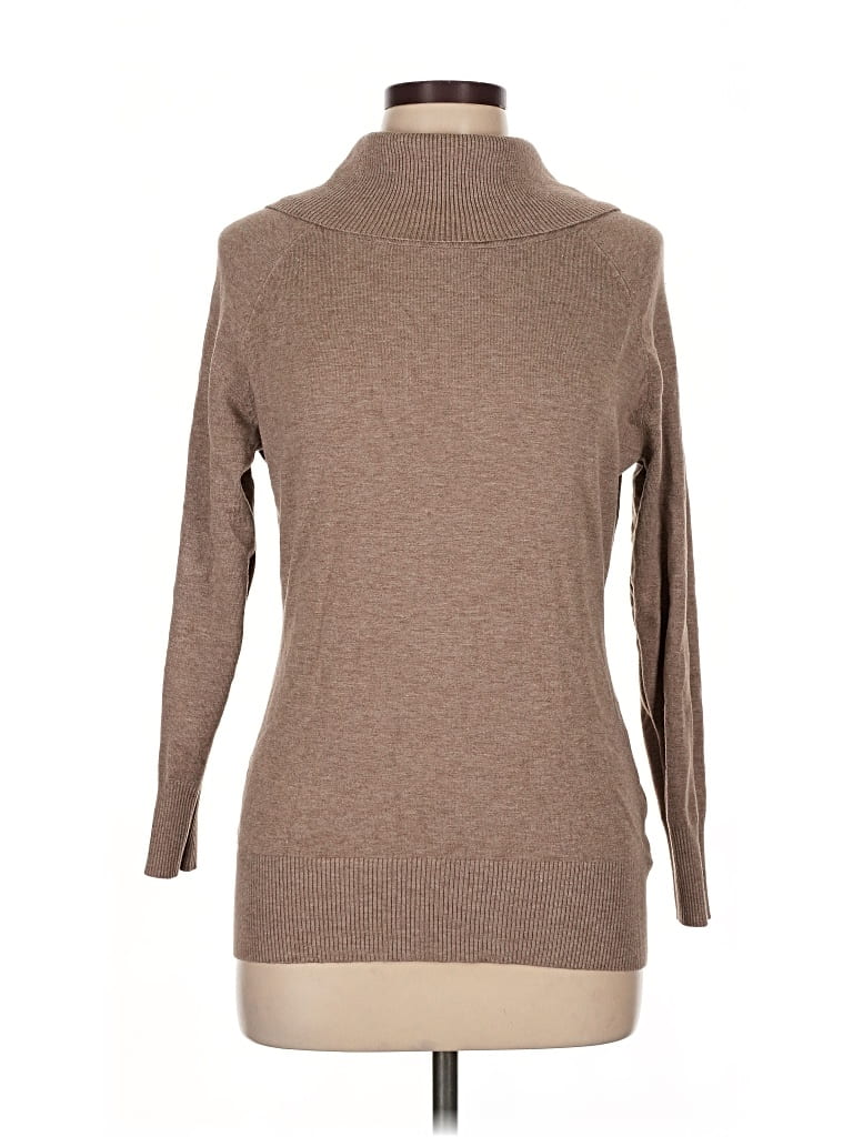 VILA MILANO Pre-owned Turtleneck Sweater In Brown