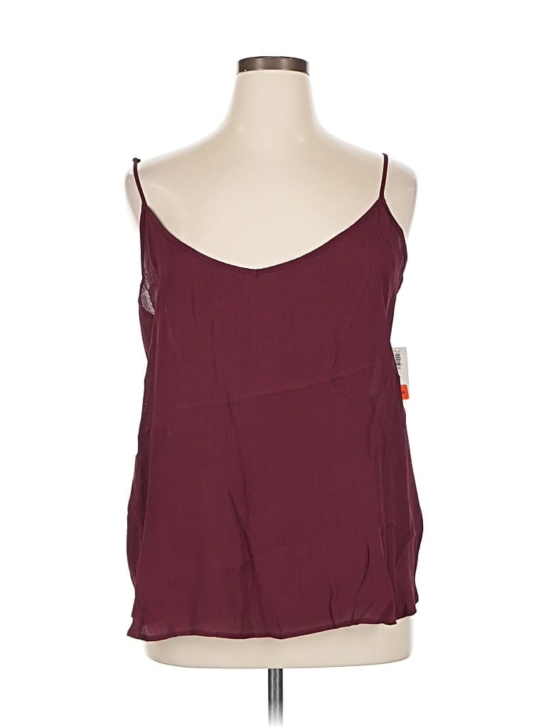 OLD NAVY Pre-owned Sleeveless Blouse In Burgundy