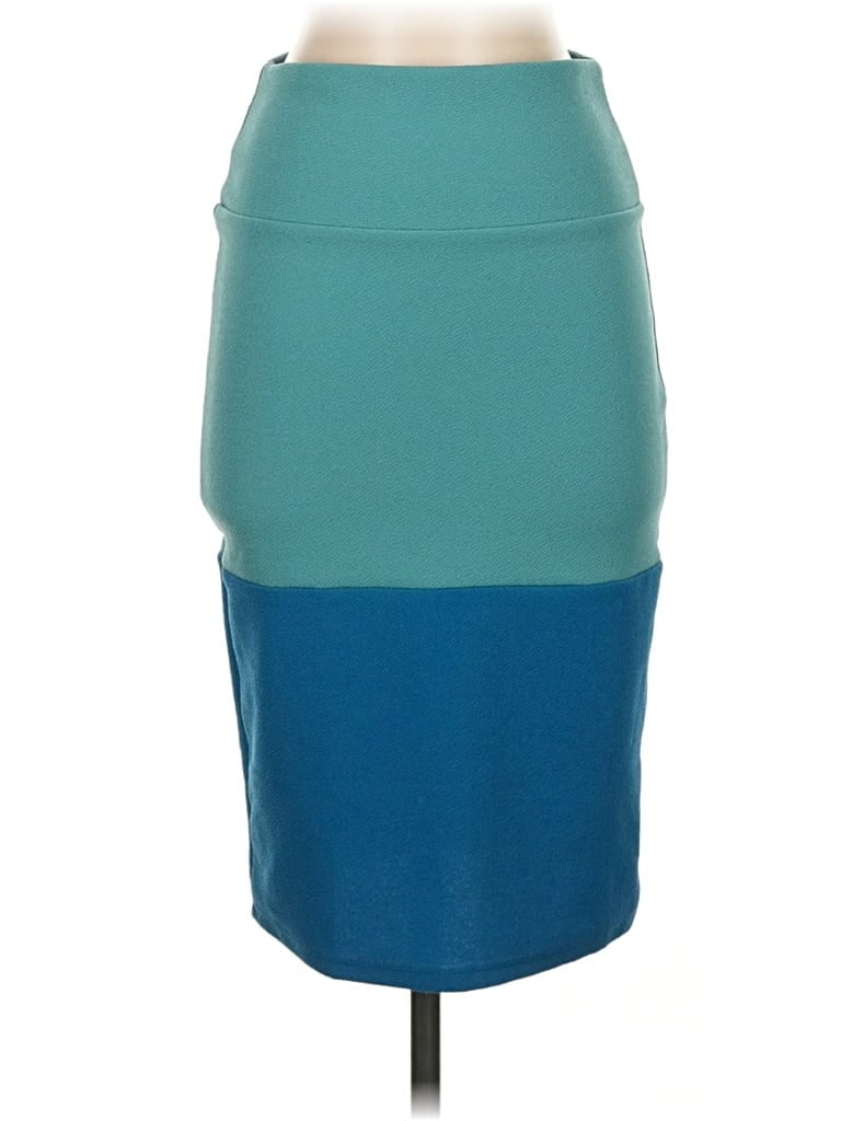 Pre-owned Lularoe Casual Skirt In Blue