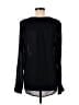 Vince. 100% Rayon Black Long Sleeve Blouse Size 6 - photo 2