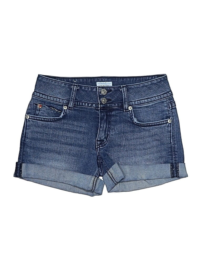 Pre-owned Hudson Denim Shorts In Blue