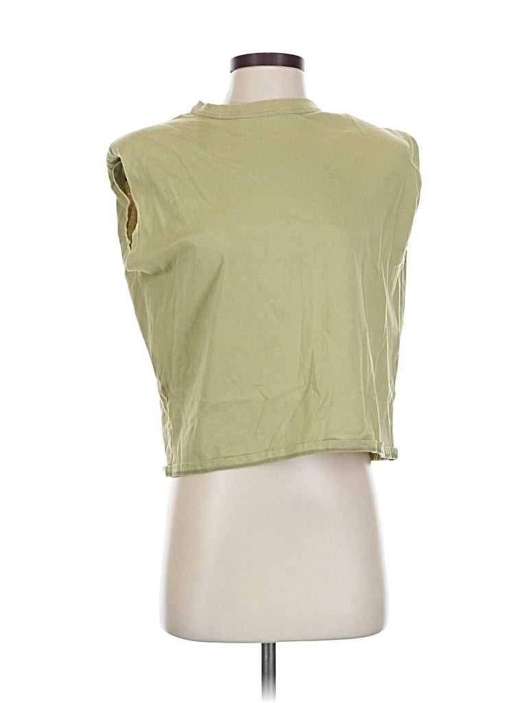 MNG Pre-owned Sleeveless T-shirt In Green