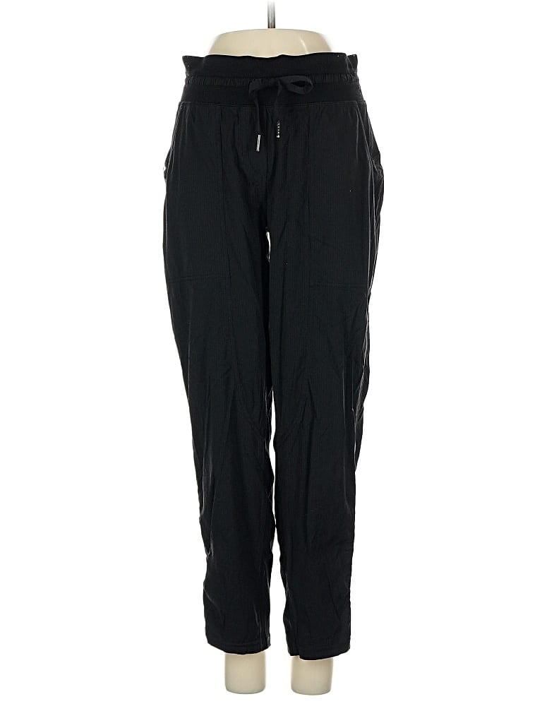 Pre-owned Lululemon Athletica Track Pants In Black