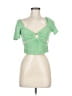 Mixed Threads Green Short Sleeve Top Size M - photo 1