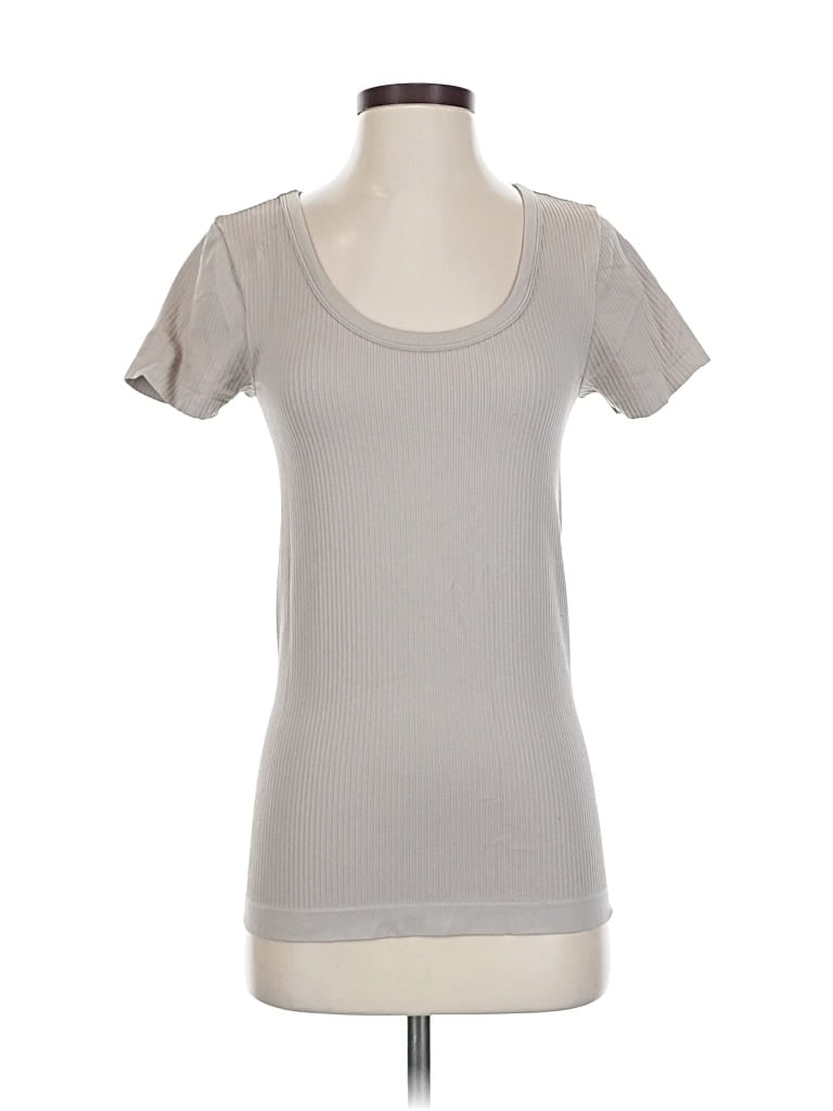 Pre-owned Isabel Short Sleeve T-shirt In Gray